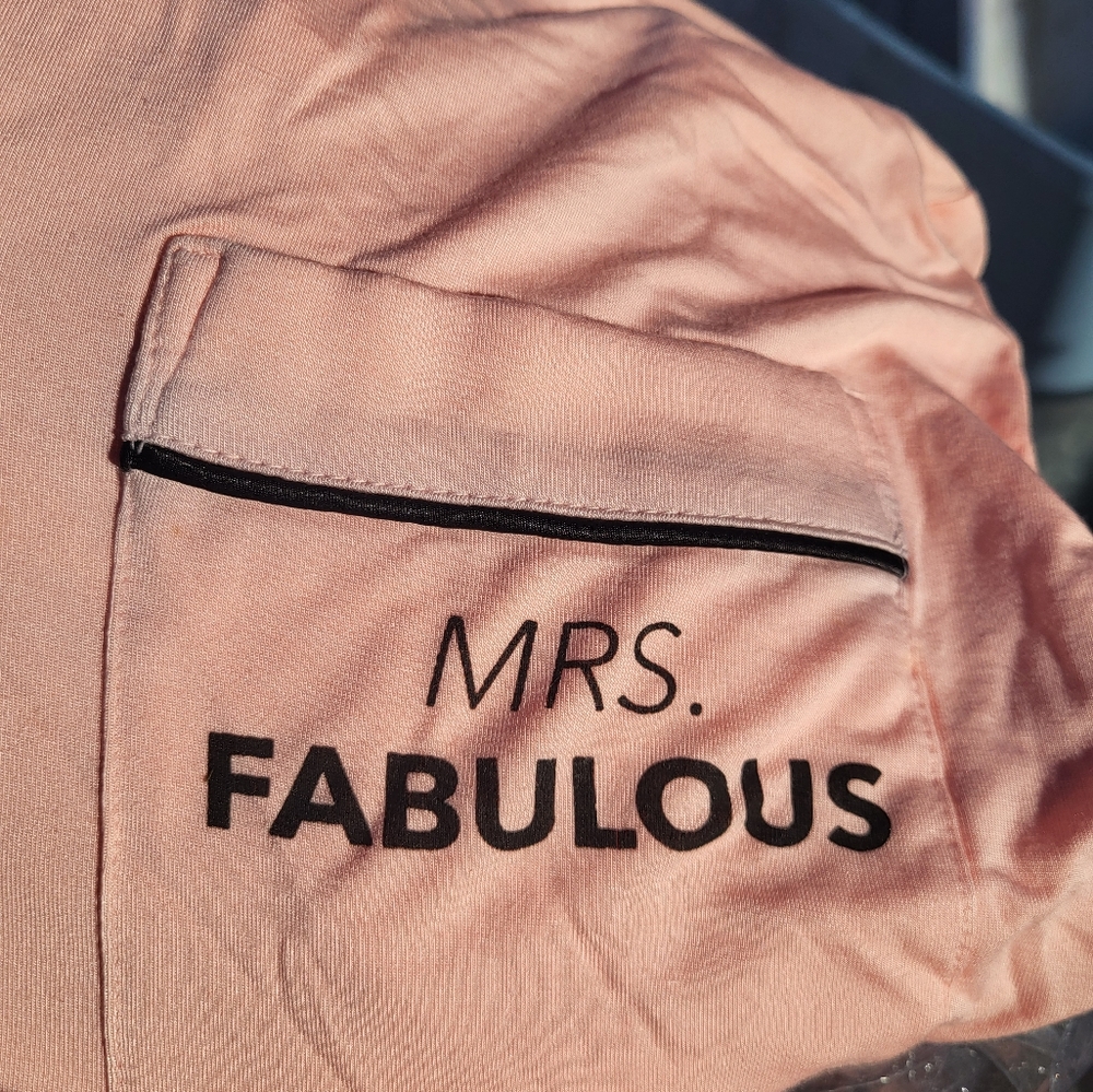 New "MRS. FABULOUS" Long Pants Pajama Set by LA Trading Co. - Picture 3 of 3